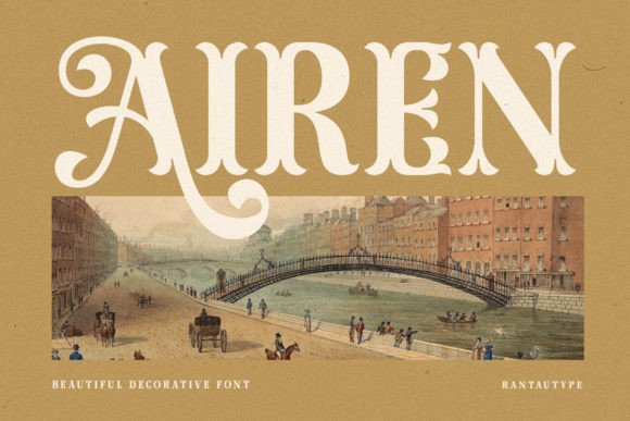 Airen: The Vintage Display Font with Modern Appeal