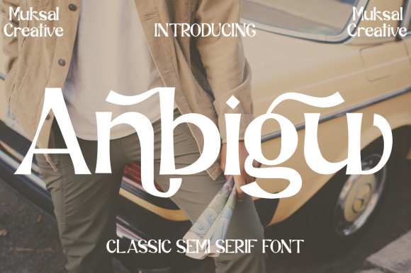 Anbigu: The Display Font That Brings Bold Character to Your Brand