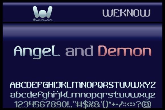 Angel and Demon: The Gothic Font Balancing Darkness and Grace