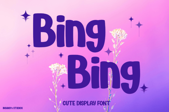 Bing Bing: The Playful Display Font That Brings Personality to Your Projects
