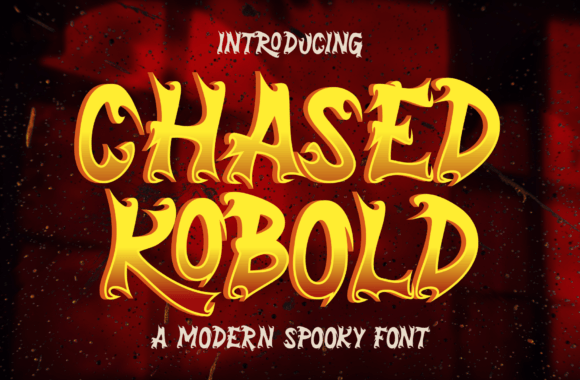 Chased Kobold: The Spooky Display Font for Hauntingly Good Designs