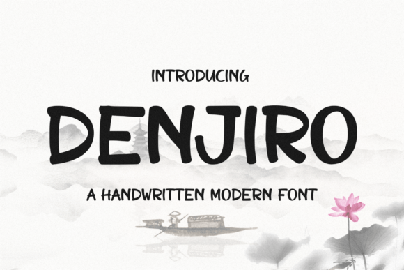 Denjiro: The Playful Sans Serif for Cheerful Designs