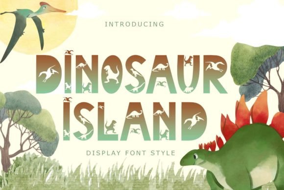 Dinosaur Island: Where Playful Typography Meets Serious Branding