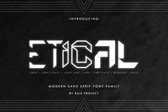 Etical: The Bold Display Font That Commands Attention