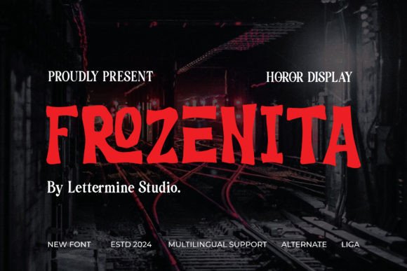 Frozenita: The Chilling Display Font That Captivates