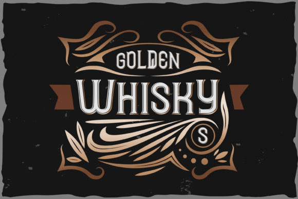 Golden Whisky: A Typeface That Speaks in Bold, Vintage Whispers