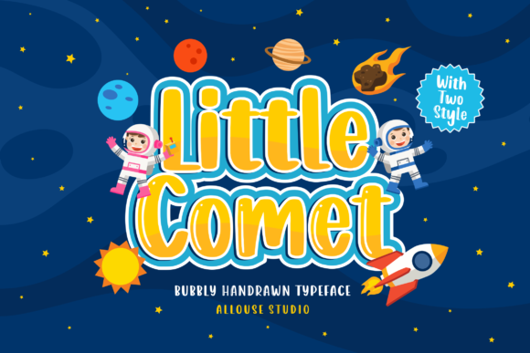 Little Comet: A Whimsical Typeface for Charming Design Projects