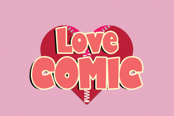 Love Comic: A Bold Typeface for Modern Branding