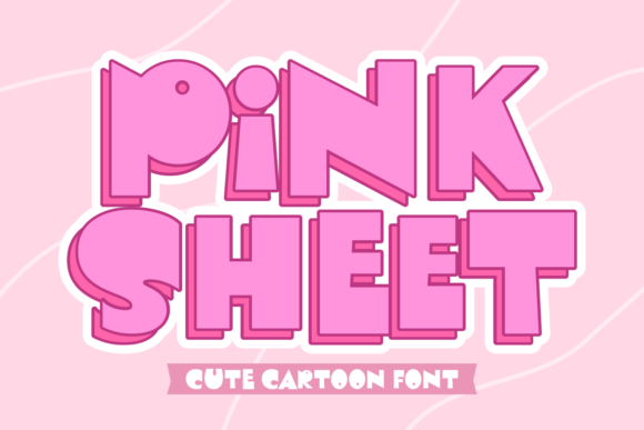 Pink Sheet: A Charming Font for Creative Branding