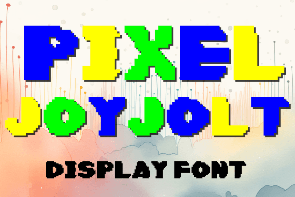 Pixel JoyJolt: A Display Font with Character for Modern Brands