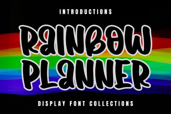 Rainbow Planner: Your Go-To Font for Playful, Whimsical Design