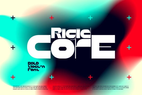 Rigid Core: A Display Typeface for Bold, Modern Brands