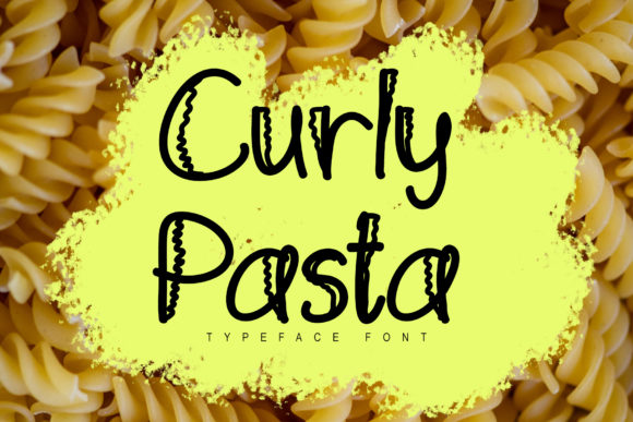 Unleashing Playful Energy with the Curly Pasta Display Font