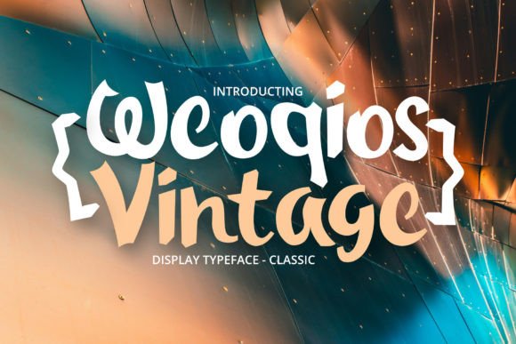 Weoqios Vintage: A Typeface for Timeless Brand Stories