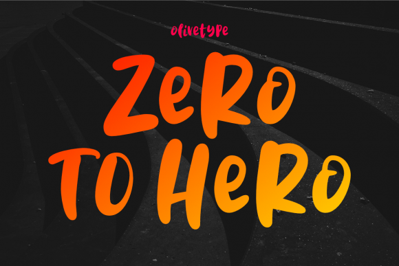 Zero to Hero: A Display Font That Commands Attention